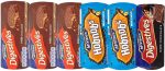 McVities Treat Hobnobs Digestive Dark Milk Chocolate Biscuit 6 Pack - Image 3