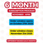 PREPAID (2025/2026) College Student SnackBOX Care Package Subscription Program | 6 Pack BUNDLE | Nov - April - Image 2