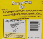 Filippo Berio Sunflower Oil, 5L - Image 2