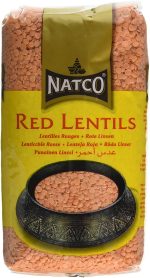 Natco Red Lentils source of protein and fibre Masoor dal 5 kg Vegan