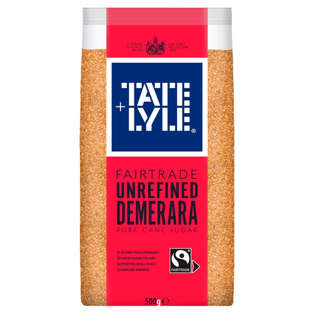 5010115934386.jpg Tate & Lyle Demerara Pure Unrefined Cane Sugar Pack of 10x500 gm - Image 1