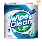 Velvet Wipe and Clean Kitchen Roll Towel, 20 x 75 Sheet Pack - Image 2
