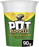 Pot Noodle Chicken and Mushroom Flavour King Size Pack of 12x90g