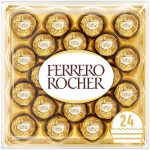 Ferrero Rocher Milk and Hazelnut Chocolate 24 Piece, 300g