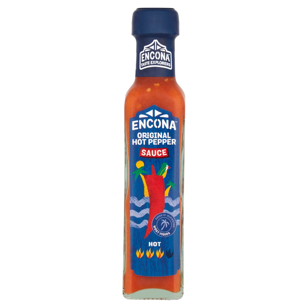 hotpapper.jpg Encona West Indian Original Hot Pepper Sauce Pack of 6x142ml - Image 1