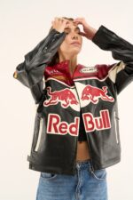 Red Bull Leather Racing Jacket - VELOCE
