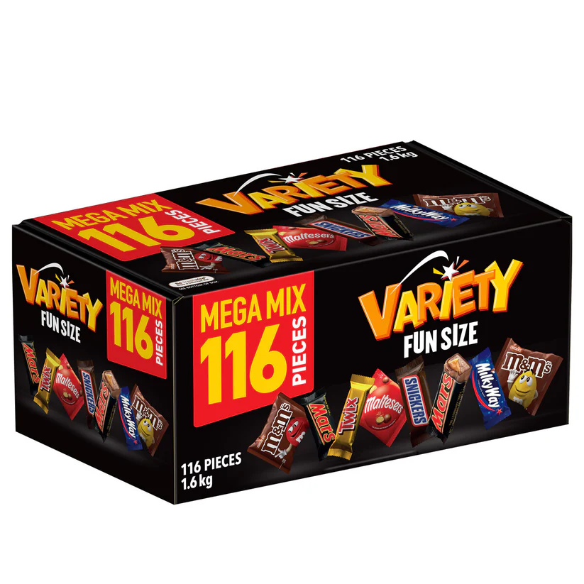 4 Mars Variety Mega Mix 116 Pieces 1.6kg - Image 1